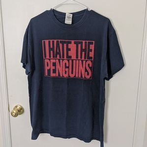 Navy Blue "I Hate the Penguins" T-Shirt